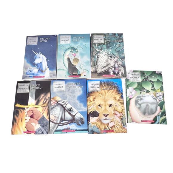 The Chronicles of Narnia: 7 Books Box Set by C.S. Lewis Boxed Set Paperbacks - Picture 5 of 10